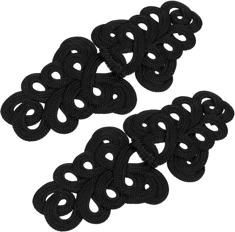 GALPADA 2 Pairs Antique Bronze Buckles for Cheongsam Hanfu DIY Clothing Sewing Accessories - Image 1